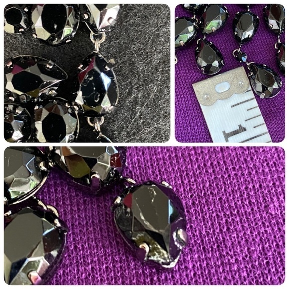 ABS Black & Silver necklace - Picture 5 of 8